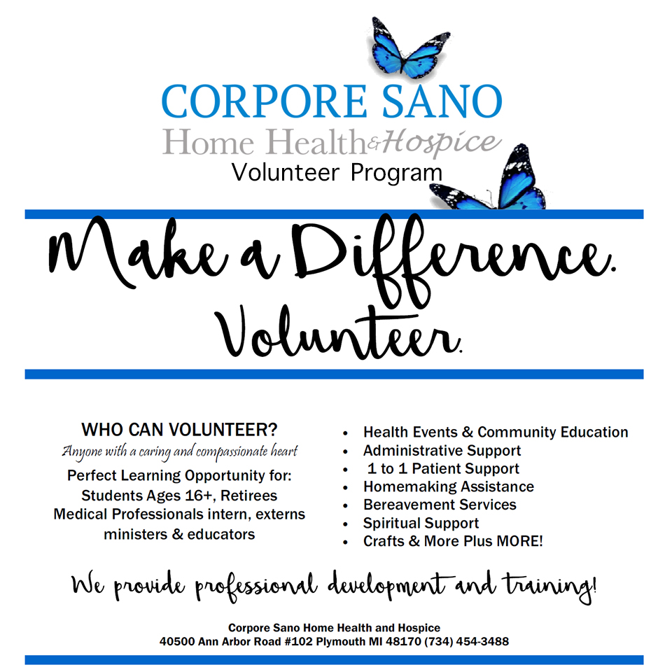 Corpore Sano Volunteer